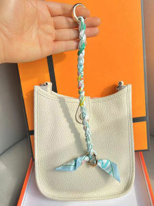 Suitable for H Small Bag Silk Scarf Braid Chain Accessories Handbag Strap Replacement Shoulder Crossbody Underarm Hand Carrying