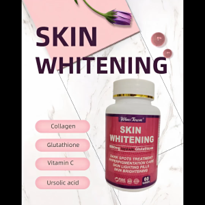 Skin whitening glutathione tablets contain glutathione supporting black spot treatment pigmentation skin whitening pillsskin whitening tablets 美白谷胱甘肽片含有谷胱甘肽，可支持治疗黑斑、色素沉着、美白胶囊、美白片剂