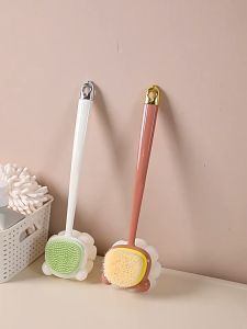 LikingStore แปรงอาบน้ำ2in1 คุณสมบัติของการแปรงขัดตัว และขี้ไคล สำหรับผลงานอาบ 2in1