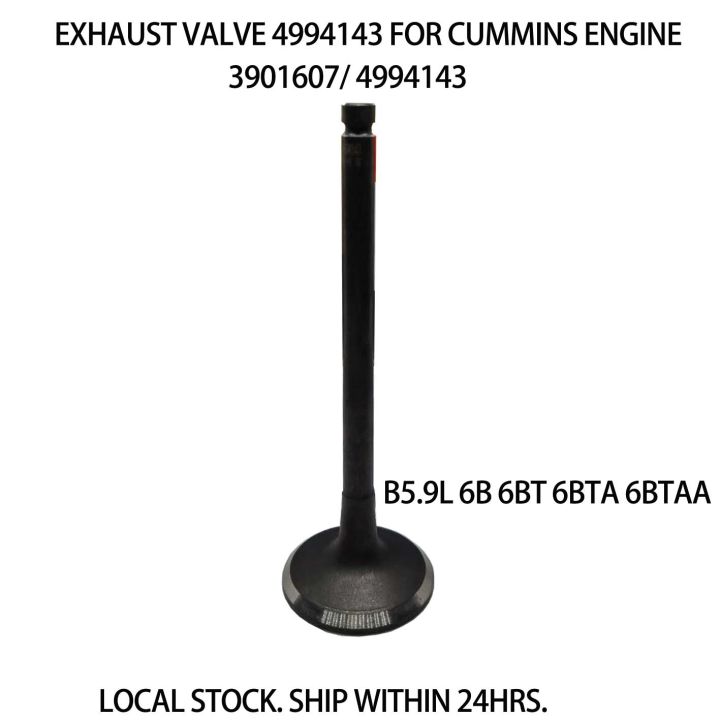 A SET OF 6PCS EXHAUST VALVE 4994143 3901607 3920868 3901608 FOR CUMMINS ...
