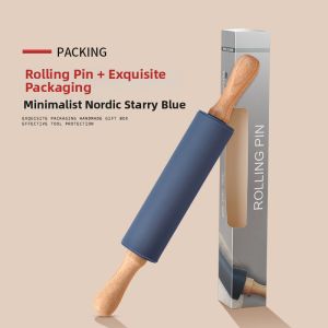 Food-grade Silicone Rolling Pin Set Home Use Thick Large