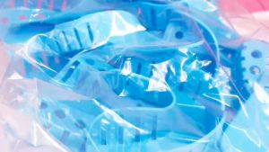 10 Pieces / Set High Temperature Sterilization Resistant Blue Plastic Impression Mat/erial Dental Disposable Impression Trays Dental Material Ships in 24 Hours