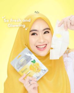 REGLOW Sheetmask 3 in 1 Ultimate Glow Mask Masker Wajah Mencerahkan Melembabkan Wajah BPOM Jeju Lemon