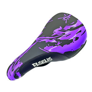 PLSELIS | PLSELIS MTB Cycling Saddle PU Leather Surface Sturdy Nylon Base Soft Sponge. 290g Lightweight Reduces Riding Fatigue.