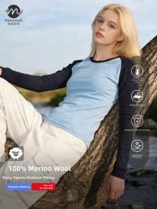 Menyanull | Wool Blend Quick-Dry Thermal Long Sleeve Top