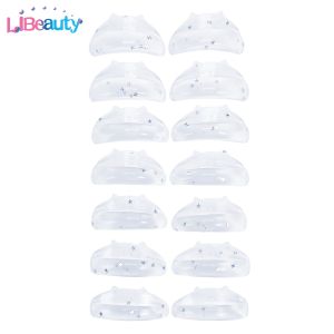 Libeauty 7 Đôi C-Curl Silicone Mi Perm Miếng Lót Nâng Thanh Dính Mi Chắn 3D Dụng Cụ Uốn Mi Phụ Kiện Bộ Dụng Cụ Trang Điểm