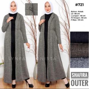 LYNFASHIONISTA-LONG KARDIGAN RAJUT WANITA MUSLIMAH/SHAFIRA