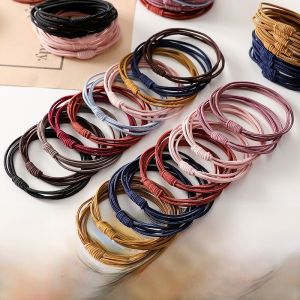 Womens Hair Ties Elasticity New 2024 High Elasticity Durable Simple Style Adult High-end Hair Accessories Rubber Bands