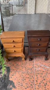 กล่องไม้สัก ทรงA 3ลิ้นชัก กว้าง 26x15xสูง32cm ตู้ลิ้นชัก กล่องใส่พระ ตู้เก็บเอกสาร หีบไม้ กล่องไม้ หีบเก็บเงิน