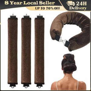 3pcs Heatless Hair Curlers Curling Rod Headband No Heat Hair Rollers Lazy Curls with Hook Sleeping Soft Flexi Rods Hair Styling Tools Big Wave Lazy Heatless Curling Rod Plush Head Hair Curler Wave Form Curl Rod Sponge Curling Bouncy Curling Hair Hair Roll