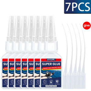LOOLIFL | LOOLIFL 20ml Instant Strong Super Glue Universal Mighty Instant Glue for Resin Ceramic Metal Glass DIY Fast Dry Bonding Tool