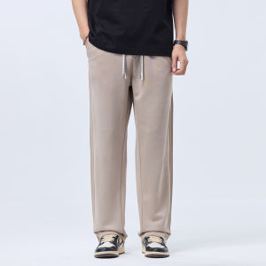 Mens Casual Sweatpants Spring Summer Solid Color Korean Style Relaxed Fit Lazy Style Pants Fashion Streetwear Commuter Urban