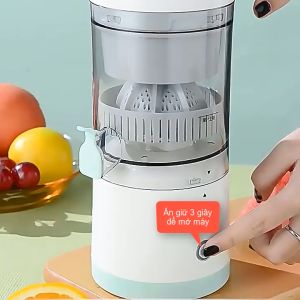 Máy vắt cam ép nước củ quả đa năng thông minh dùng pin sạc