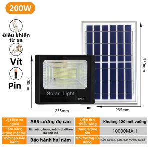 ZHUOLESHI | Đèn Ngoài Trời Siêu Sáng Có Cảm Biến Chuyển Động Sử Dụng Năng Lượng Mặt Trời