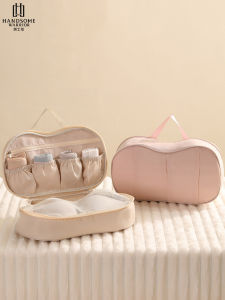 Travel Underwear Storage Bag Portable Bras Shaping Tape Organizer Bag for Business Trip Womens Lingerie Bag Pure Color Polyester