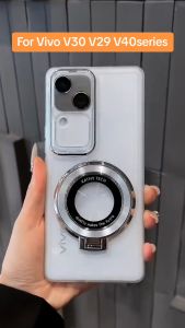 Vivo V30 V40 V29 V27 V23 V30E V29E 5G Case Vivo V40 V30 V29 Pro Clear Shockproof Transparent Case With Camera Cover Lens Protector Phone Case