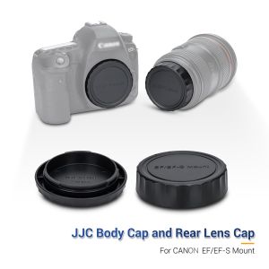 JJC Canon Ef/ef-S ฝาเขากล้องบอดี้และฝาครอบเลนส์หลังชุดสำหรับแคนนอน EOS R R5 R6 6D และอีกมากมาย Ef/ ติด EF-S