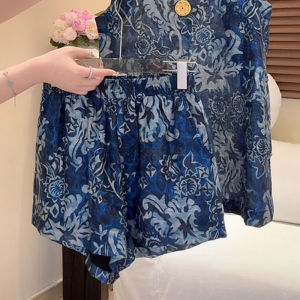 DAIXIANGFEIZI | Stylish and Elegant Chinese Style Summer Set for Short Women