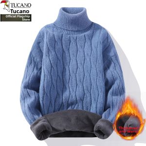 TUCANO | Turn-Down Collar Warm Insulated Sweater