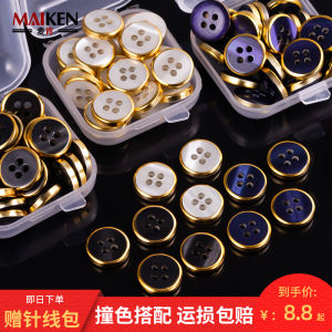 Nút Áo Sơ Mi Nhựa Cao Cấp Tay Ngắn POLO Nút Cổ Áo Nút Áo Sơ Mi Nam Nút Nhỏ Nút Quần Áo Nút Vá Váy Nút Vá Quần Áo