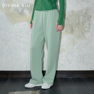 DIVINA BLU | High-waisted Straight-leg Wide Leg Yoga Pants