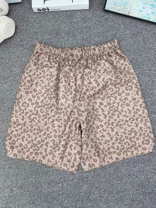 Quần Short Nam Nhanh Khô Ice Silk Dáng Rộng Mùa Hè Năm Điểm Quần Thể Thao Thường Ngày Phong Cách Mỹ Cổ Điển Quần Short