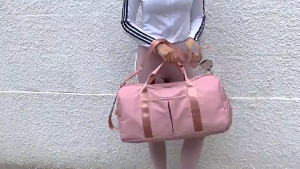 GBS Tas Duffel Travel Waterproof Multifungsi 2in1 dengan Tempat Sepatu Desain Jumbo Warna-Warni