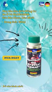 Phụ Gia Súc Rửa Động Cơ Xe Máy BLUECHEM Súc Nhớt - Bike – Oil System Cleaner - 50ml