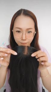 Ryuuta Wig Toupee Lace Lurus Panjang Premium 3 Clips Hitam Coklat 21 inch 52 cm