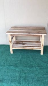 โต๊ะวางทีวี 2 ชั้น ไม้สัก ขนาด กว้าง 50 ซม. ยาว 80 ซม. สูง 52 ซม.