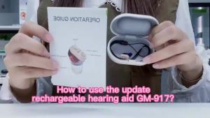 Simple Operation，Colorful Optional，Rechargeable CIC Hearing Aids Pair Rechargeable Sound Amplifier Invisible Ear Hearing Aid For