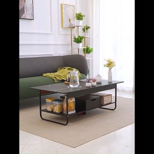 Simple Tea Table Modern Sofa Table Nordic Style Simple Table Round Coffee Table Center Table Living Room Side Table Oval Coffee Table Wood Table Multi-functional Small Apartment Table