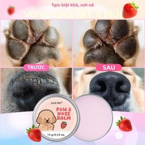Dầu Dưỡng Móng Và Mũi Cho Chó Mèo Hương Dâu Tây Dưỡng Ẩm Cho Các Vết Khô Nứt Ở Móng Và Mũi Bảo Vệ Và Phục Hồi Chăm Sóc Móng Hàng Ngày Cho Chó Và Mèo