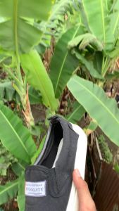 Bonus Parfum Sepatu | Sepatu Slip On Pria Wanita Viggo Unity Official - Slip On Black White Size 36-44 | Bahan Kanvas | Best Seller | 0riginal