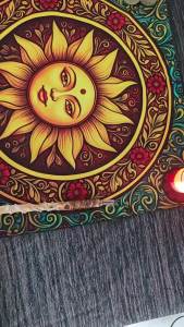 Table Cloth Vintage Table Cloth Japanese Tarot Divination Mat Altar Rune Oracles Sorcerer Home Decorations Tarot Tablecloth