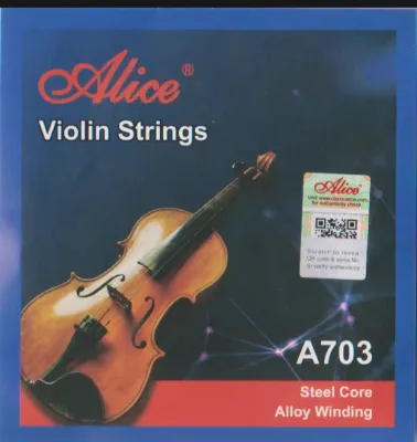 senar biola violin string A703 alloy winding