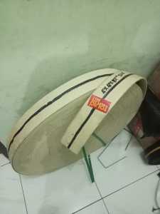 BAN MESIN DIESEL 4"x Tebal 55MM Putih Flat Transmission belt 32 OZ