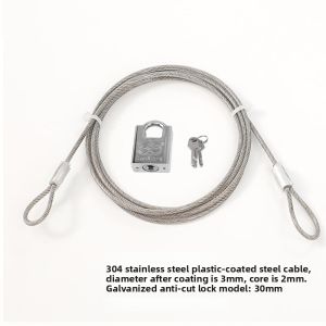 TEKANAI | Waterproof Anti-Rust Stainless Steel Security Chain Lock