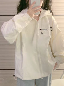 Champion Rainbow Womens Summer Lightweight Casual Loose Sport Windbreaker Outerwear UV Protection Fashionable Brand New Model