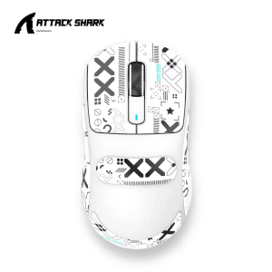 ATTACK SHARK | ATTACK SHARK X3 Gaming Mouse Tri-mode Wireless PAW3395 49g Ultra Lightweight 26000DPI RGB Ergonomic Mice For PC Laptop Gamer