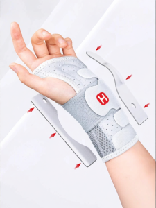 Fracture Recovery Wrist Brace with Dual Aluminum Splints