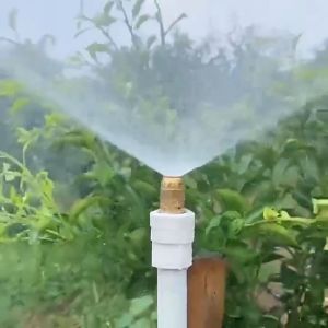 สปริงเกอร์โลหะ หัวฉีดทองเหลือง หัวฉีดสปริงเกอร์ สปริงเกอร์รดน้ำต้นไม้ รดน้ำในสวน หัวพ่นน้ำ หัวฉีดน้ำ แรงดันสูง แพคมี 5 ชิ้น