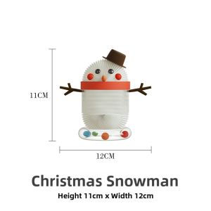 SHIBAZHI | Christmas Decorative Figurine Christmas Santa and Snowman