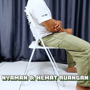 KR Kursi Plastik ZY-5 Kursi Makan Kursi Kerja Kursi Belajar Tidak Mudah Patah DesaIn VIntage Retro