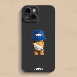 Gấu Sáng Tạo Ốp Lưng Điện Thoại iPhone 15 12 14 13 7/8 Plus 11 Pro Max SE 2 XR Ốp Bảo Vệ Silicon Cho Nam Và Nữ