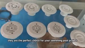 PVC Floor Drain Filter for Swimming Pool Outlet Inlet Pool Main Drainage Ports Pool Drain Return Jet