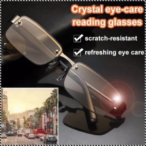 Presbyopia Eye Protection Eyeglasses High-definition Tablet Crystal Folds and Is Easy to Carry