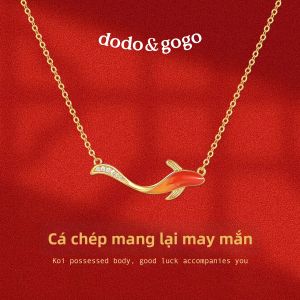 DODO.GOGO | Dây Chuyền Cá Chép Đỏ Quà Tặng Năm Mới
