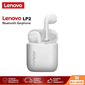 Lenovo LP2 Bluetooth Earphone Noise Cancelling TWS with Mic Mini Wireless Earbuds Bluetooth 5.0 Sports Headset