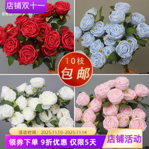 Decorative Royal Queen Wedding Simulation Flower Arrangement Background Decor Home Floral Bouquet Decoration Ornament